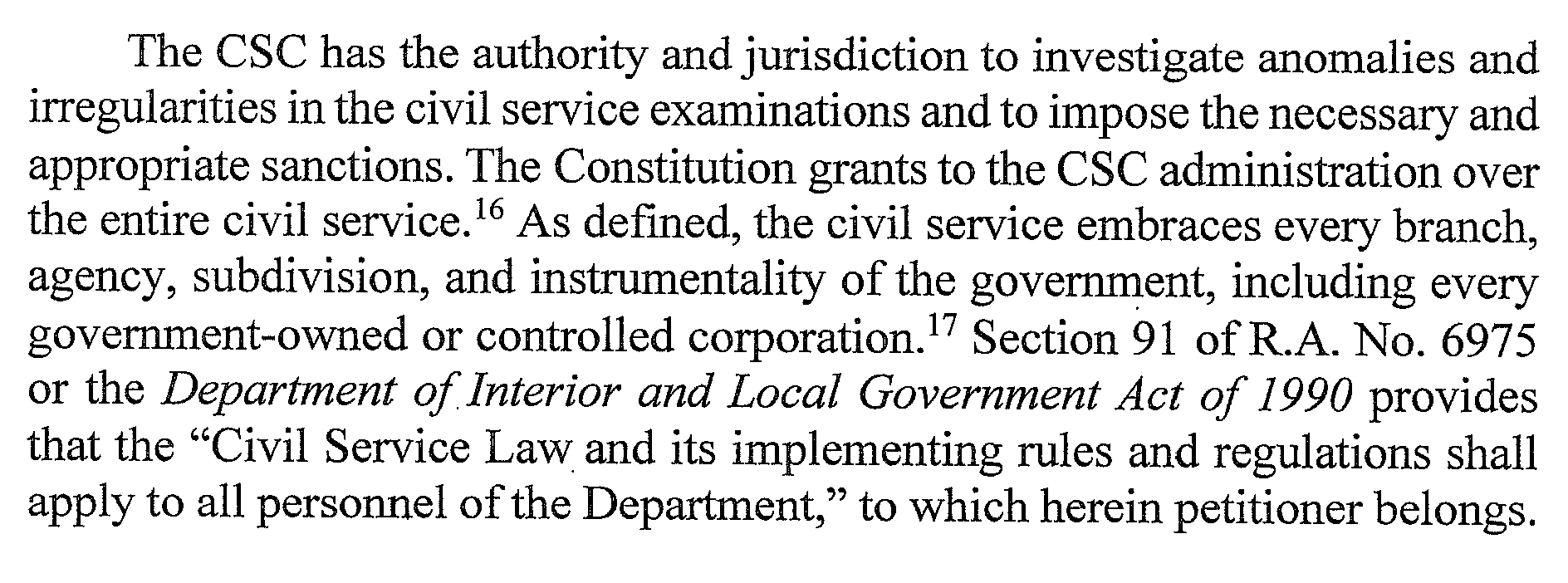 CASE 20190048 MELVIN G. SAN FELIX VS. CIVIL SERVICE COMMISSION (G.R