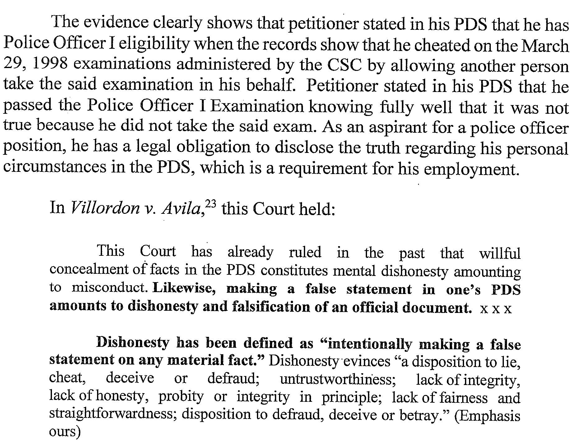 CASE 20190048 MELVIN G. SAN FELIX VS. CIVIL SERVICE COMMISSION (G.R