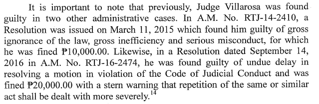 VILLAROSA-CONVICTIONS